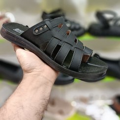 تصویر فروش ویژه دمپایی صندل مردانه طبی کد 2055 + کیفیت ویژه رنگ مشکی+ قابل شستشو + ارسال رایگان - 41 