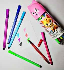 تصویر ماژیک نقاشی ۱۲ رنگ 