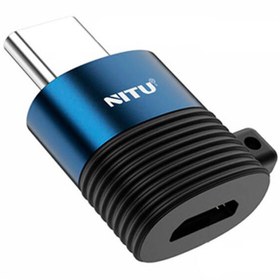 تصویر تبدیل Nitu NT-CN11 OTG MicroUSB To Type-C Nitu NT-CN11 MicroUSB To Type-C Adapter