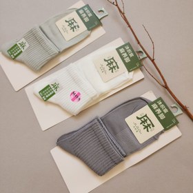 تصویر جوراب نیم ساق نخی کد J50 