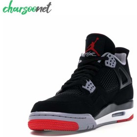 تصویر کفش کتونی اسپرت مناسب پیاده روی و روزمره مدل جردن 4 - مشکی Jordan 4 Retro SB Pine Green