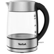 تصویر کتری برقی تفال مدل 1871 شیشه ای نقره ای 