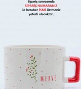 تصویر ماگ لیوان نسکافه لاکچری شخصی سازی شده گل کوکائین با نام مینیمالیستی Öz Kupa 