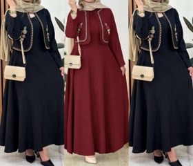 تصویر ست سارافون و کت زنانه مدل وانیک | شانتون صوفیا | رنگ‌بندی متنوع | فری 36/46 – 84267 