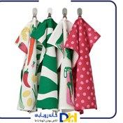 تصویر ست 4 عددی دستمال آشپزخانه ایکیا مدل Tabberas TABBERAS Tea Towel