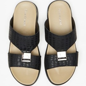 تصویر صندل مردانه با بافت و طراحی راحتی برند le confort Men's Textured Slip-On Sandals