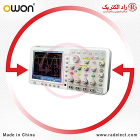 تصویر اسیلوسکوپ لمسی 4 کاناله دیجیتال OWON TDS-8104 