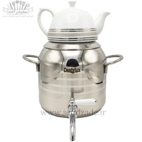 تصویر کتری قوری 5 لیتری یاس کف معمولی دستی لوکس destylux 5 liter kettle teapot yass normal floor