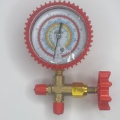 تصویر گیج منیفولد تکی فشار بالا اکو رنگ قرمز 