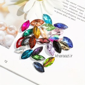 تصویر نگین مارکیز سایز 7*15 ده عددی 