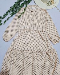 تصویر پیراهن ساحلی زنانه مدل طبقه ای جنس الیزه مناسب چهار فصل 