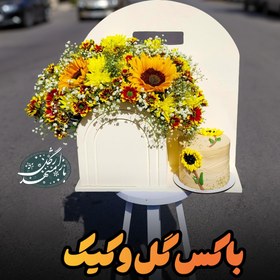 تصویر باکس گل و کیک 