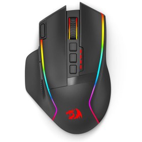 تصویر موس بی سیم گیمینگ ردراگون SWAIN M915 RGB-WL مشکی REDRAGON SWAIN M915 RGB-WL RGB Wired/Wireless Gaming Mouse Black