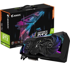 تصویر کارت گرافیک گیگابایت AORUS GeForce RTX 3080 MASTER 10G LHR GigaByte AORUS GeForce RTX 3080 MASTER 10G LHR GDDR6X Graphics Card