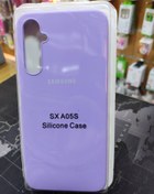 تصویر کاور سیلیکونی پاک کنی اورجینال a05s سامسونگ - بنفش Samsung A05s