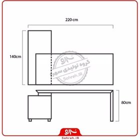 تصویر میز اداری مدل SO19181 