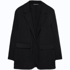 تصویر کت رسمی مشكی زنانه استرادیواریوس-stradivarius مدل 2005 