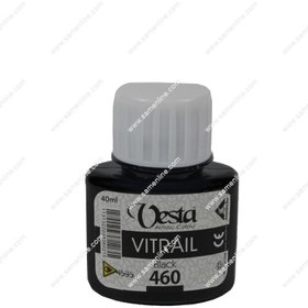 تصویر رنگ ویترای تک وستا کد Black 460 