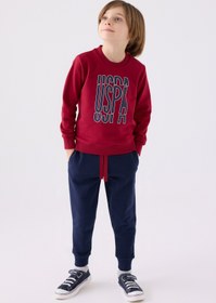 تصویر ست پیژامه فاق نرمال آستین کوتاه راسته مردانه | یو اس پولو U.S. Polo Assn. POLO-1901-CAG 