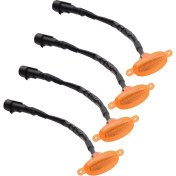 تصویر ست 4 عددی چراغ دیلایت جلو پنجره خودرو DLR 