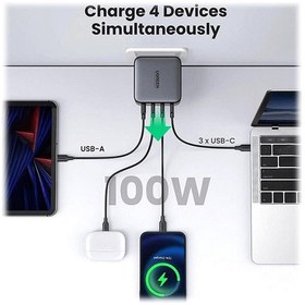 تصویر شارژر دیواری یوگرین مدل CD226 40747 Ugreen CD226 40747 Wall Charger