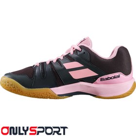 تصویر کفش بدمینتون بابولات Babolat Shadow Tour Women Black and Peony 