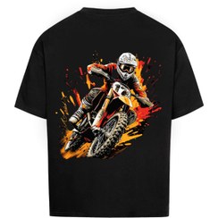 تصویر تیشرت مشکی پوش کد اورسایز با طرح متور تیشرت مشکی پوش کد اورسایز با طرح متور