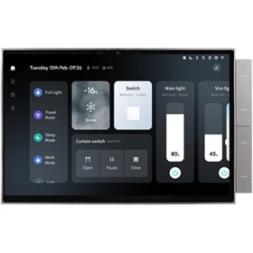 تصویر پنل کنترل لمسی ۱۰.۱ اینچی با دروازه تویا + مرکز پخش موسیقی + نمایشگر اینترکام، سه‌کاره مدل GS-T2E-TPA10-M2U 