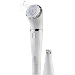 تصویر برس پاکسازی صورت براون به همراه کلگی موکن صورت مدل 840 Braun Face Cleansing Brush 840