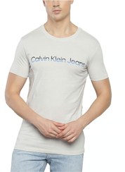 تصویر تی‌شرت یقه گرد لوگو برند calvin klein jeans Logo Crew Neck T-Shirt