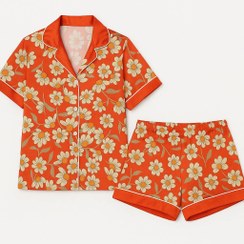 تصویر بلوز شورتك ساتن 