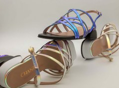 تصویر کفش صندل چرمی زنانه هولو 