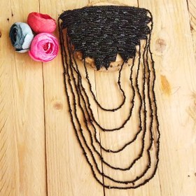 تصویر سردوشی برگی ملیله و منجوق 