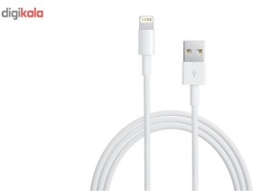 تصویر کابل شارژ USB به لایتنینگ اورجینال اپل Apple Lightning to USB Cable 1M-A1856