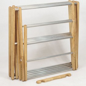 تصویر بند رخت مکنوس مدل آکاردئونی کن مدل 405084 