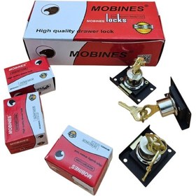 تصویر قفل کمد دیواری تک پله موبینس 