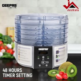 تصویر میوه خشک کن جی پاس مدل GDF63013 DIGIYAL FOOD DEHYDRATOR GEEPAS GDF63013