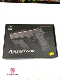 تصویر کلت فلزی برند air soft gun مدل v19 