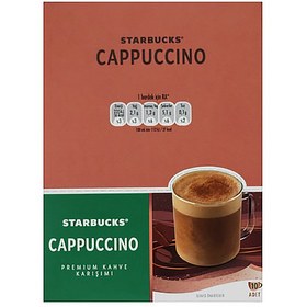 تصویر قهوه فوری کاپوچینو استارباکس – 10 ساشه 22 گرمی ا Starbucks Cppuccino Starbucks Cppuccino