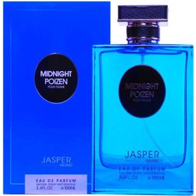 تصویر ادو پرفیوم زنانه مدل Midnight Poizen حجم 100 میلی لیتر جاسپر Jasper Midnight Poizen Eau De Parfum For Women 100 ml