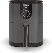 تصویر Ninja AF080 Mini Air Fryer, 2 Quarts Capacity, Compact, Nonstick, with Quick Set Timer, Grey 