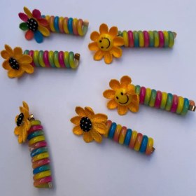 تصویر گیره موی سیم تلفنی فنری 