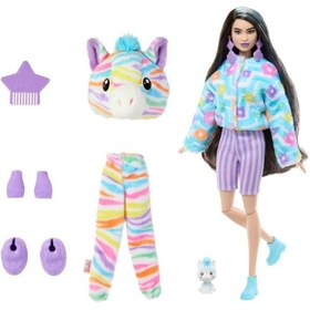 تصویر باربی کیوتی ریول - عروسک زبرا برند barbie Barbie Cutie Reveal - Zebra Doll