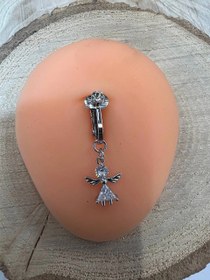 تصویر پیرسینگ فیک ناف 