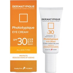 تصویر کرم ضد آفتاب دور چشم درماتیپیک SPF30 کرم ملایم با SPF 30، محافظت و کاهش تیرگی دور چشم مناسب پوست‌های حساس، ایده‌آل برای روتین روزانه