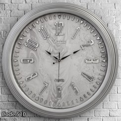 تصویر ساعت دیواری والار کد 510 - سفید Walar wall clock code 510