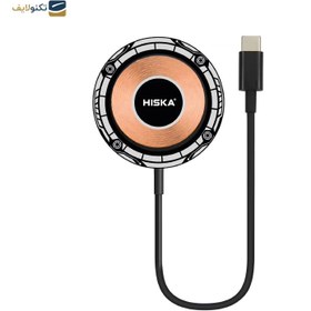 تصویر شارژر بی سیم هیسکا مدل HR-07 توان 15 وات Hiska HR-07 15w Wireless Charger