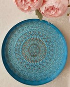 تصویر سینی طلاکوب ترک مارک KARACA 