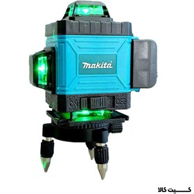 تصویر تراز لیزری چهار بعدی 40 متر ماکیتا Makita 4D Makita 4D four-dimensional laser level 40 meters