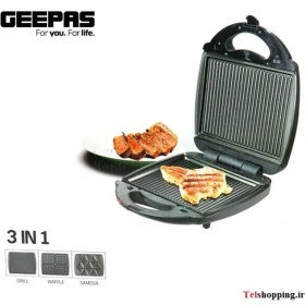 تصویر ساندویچ ساز 3 کاره جیپاس مدل GGM36534N geepas GGM36534N sandwich maker